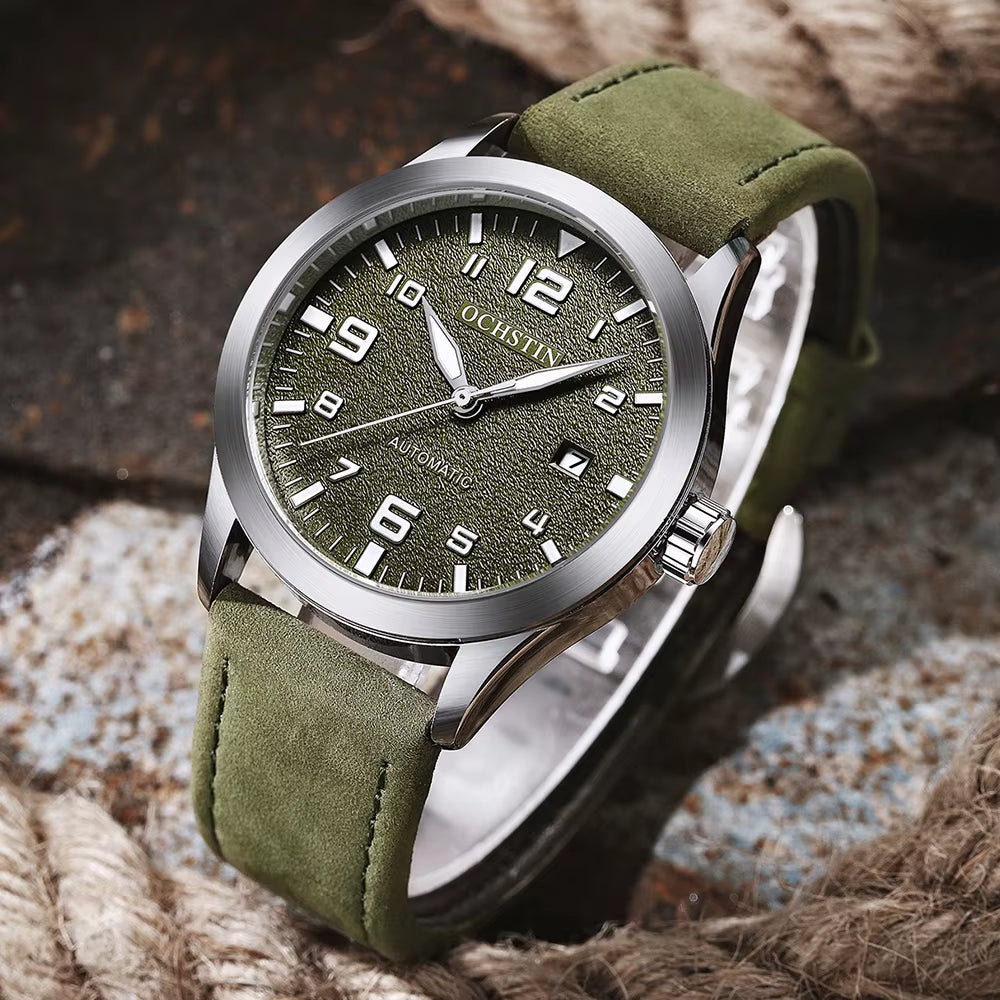 Men Automatic Mechanical Watch Luxury Casual Dress Military Outdoor Sports Army Mens Wristwatches Waterproof Male Clock