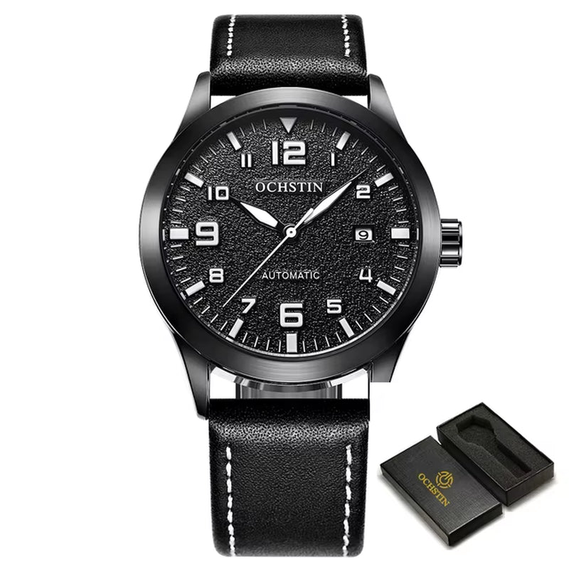 Men Automatic Mechanical Watch Luxury Casual Dress Military Outdoor Sports Army Mens Wristwatches Waterproof Male Clock