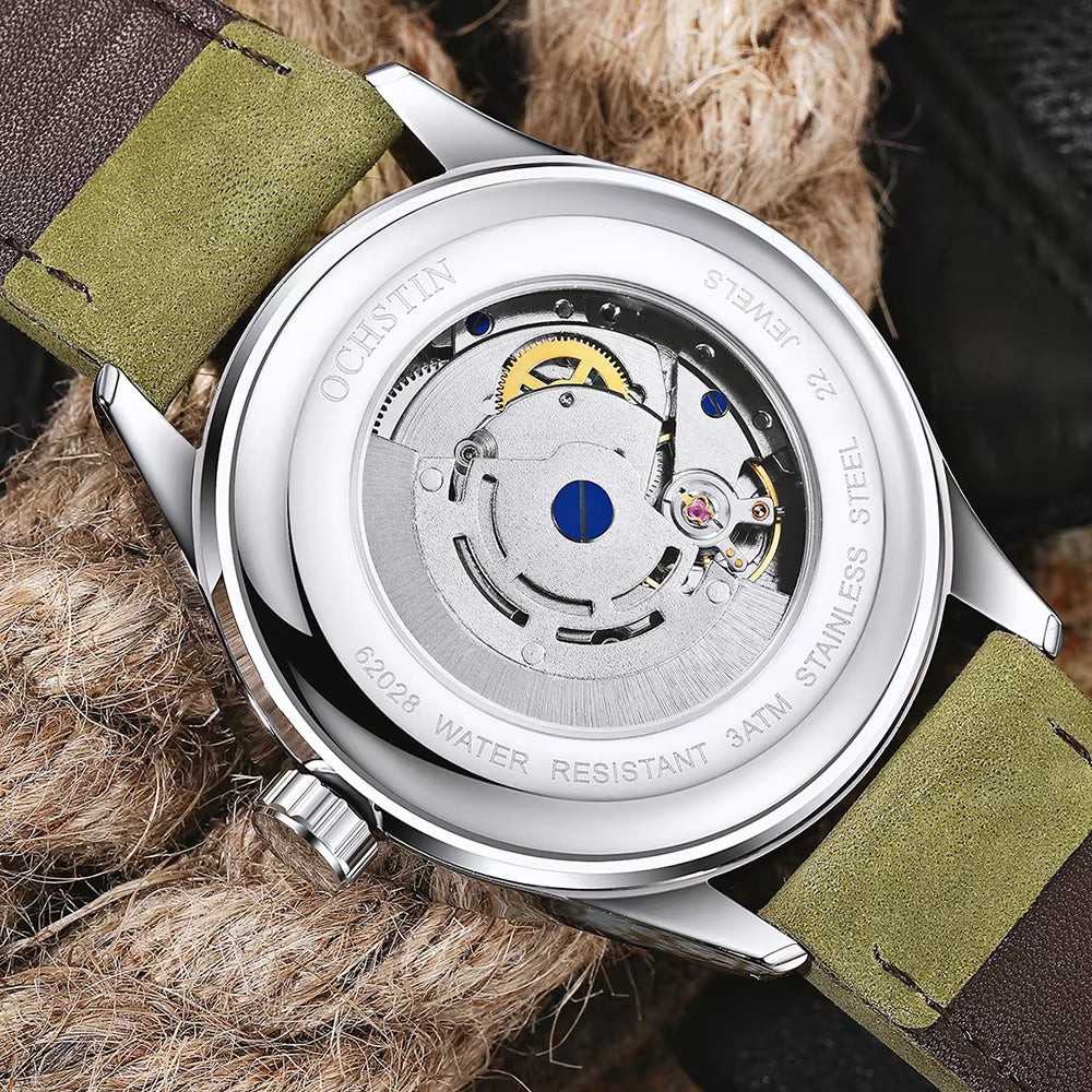 Men Automatic Mechanical Watch Luxury Casual Dress Military Outdoor Sports Army Mens Wristwatches Waterproof Male Clock