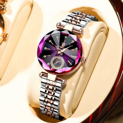 Luxury Elegant Ladies Wristwatch Waterproof Stainless Steel Watch for Woman Simple Casual Dress Women'S Quartz Watches